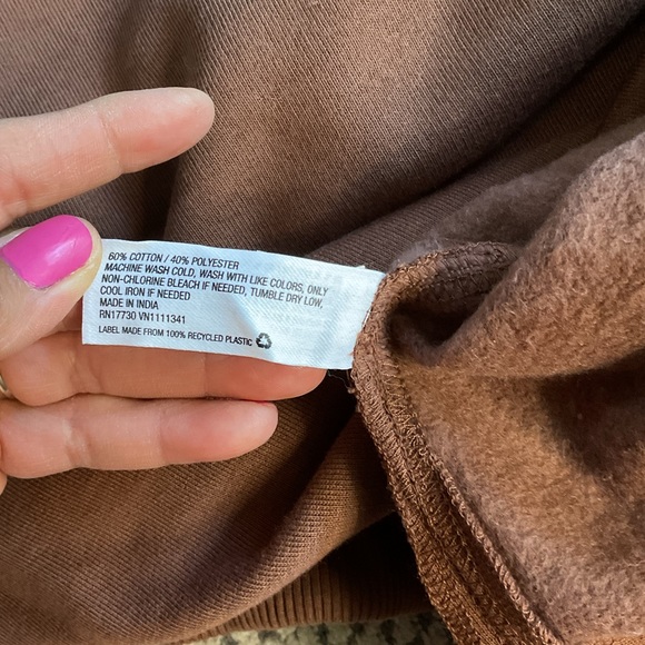 NWT  Universal Thread Women’s Long sleeve Crewneck Sweater Brown XS - Picture 10 of 12